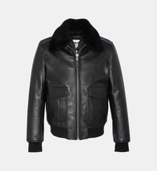 Blouson pilote type A-2, cuir de vachette Schott