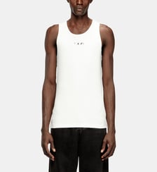 Débardeur en coton avec logo Diesel