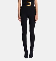 Pantalon façon fuseau ceinturé Balmain
