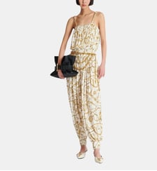 Combinaison fluide imprimée motif Balmain Chaînes Balmain