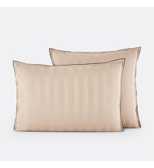 Taie d'oreiller en satin de coton lavé, 118 fils La Redoute Interieurs