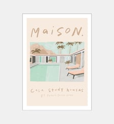 Poster   Florida Mansion - French Toast Studio Poster & Frame