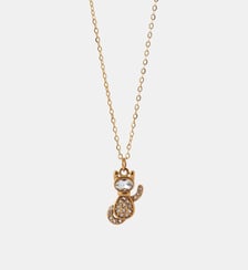 Collier family pendentif chat acier inoxydable Balaboosté