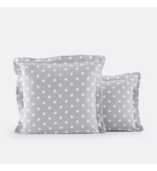 Taie d'oreiller flanelle imprimé pois La Redoute Interieurs
