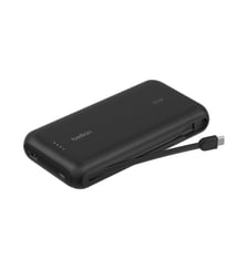 Batterie externe 20000 mAh avec cable USB-C intégre noir Belkin