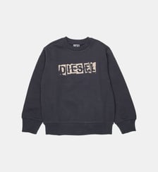 Sweat-shirt col rond avec logo Diesel Kids