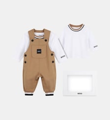 Ensemble salopette et tee-shirt BOSS Kidswear