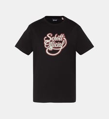 T-shirt imprimé Schott Official vintage. Schott