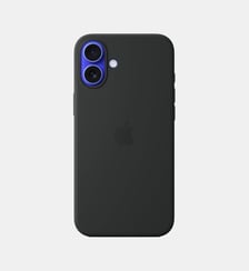 Coque iPhone 16 Plus MagSafe Noir silicone Apple