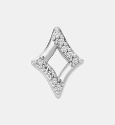 Boucle d'oreille puce Brumeuse argent Nebuleuse Bijoux