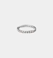 Bague de mariage en argent 925 avec topaze blanche Aristocrazy