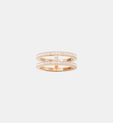 Bague Double Pavé APM Monaco
