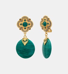 Boucles d'oreilles clips pendantes   - Positano Satellite