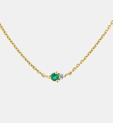 Collier en or jaune 9 carats avec saphir, émeraude Aristocrazy
