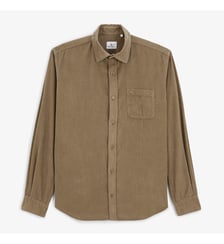 Chemise droite Charles en velours milleraies Serge Blanco