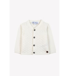 Cardigan -  cachemire col v maille tressée Tartine Et Chocolat