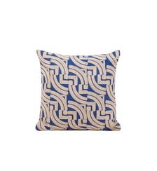Housse De Coussin  Coton rebrodé d'un motif graphique Madura