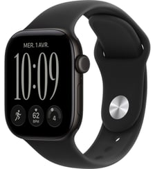 Montre connectée Serie 12 42mm Alu noir / noir S/M Apple