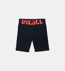 Short en maille avec logo Diesel Kids