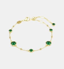 Bracelet Imber, Vert, Doré à l’or 18 carats (750/1000) Swarovski