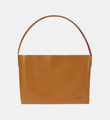 Sac cabas cuir Léonore grand format bordeaux Ines de la Fressange Paris