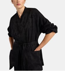 Veste stowe en cupro jacquard Momonì