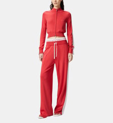 Pantalon de sport large à bande latérale Pinko