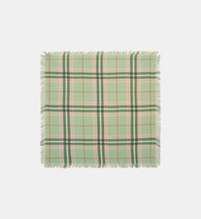 Mini carré imprimé tartan Bompard