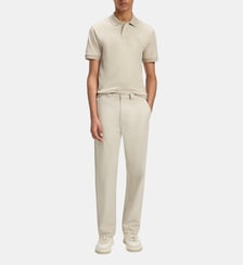Polo modèle Passenger slim stretch patch logo BOSS