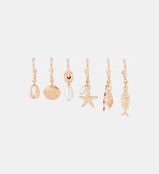 Set de 6 créoles charms marin Balaboosté