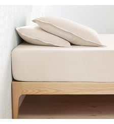 Drap housse lin lavé, bonnet 30cm La Redoute Interieurs