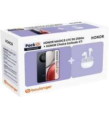 Smartphone Pack Magic 8 Lite 5G 256Go + Honor Choice Earbuds X7i Blanc HONOR