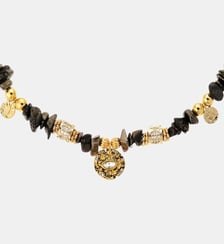 Collier avec pierres en résine et pampille ETIENNE Hipanema