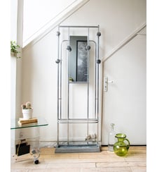 Porte manteaux en aluminium Jan N°48- Produit chiné Debongout