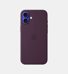 Coque iPhone 16 Plus MagSafe Prune silicone Apple