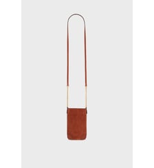 porte téléphone en cuir velours - le charlotte phone Gerard Darel