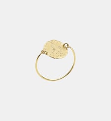 Bague Lutèce motif Lys plaqué or Ines de la Fressange Paris