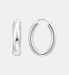 Boucles d'oreilles argentées à gros anneaux Thomas Sabo