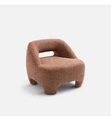 Fauteuil compact rembourré, gainé de tissu texturé La Redoute Interieurs