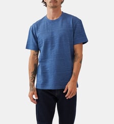 T-shirt slim en coton et lycra manches courtes Leith Valley Rodd & Gunn