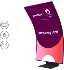Ecran PC Gamer ARK LS55CG970 55" incurvé 1000R 3K 165Hz VA HDR10+ Samsung