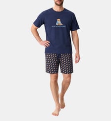 Pyjashort en jersey de coton léger - To be or not rugby Arthur