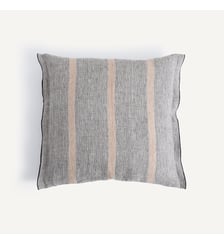 Housse de coussin lin rayé AM.PM