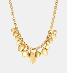 Collier ajustable   doré à l'or fin - Loulou Satellite