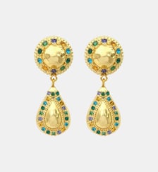 Boucles d'oreilles pendantes clips   - Gloria Satellite