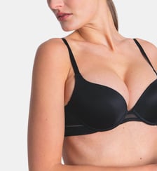 Soutien-gorge push-up Nufit noir Maison Lejaby