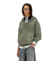 Sweat à capuche effet usé avec col en V Diesel