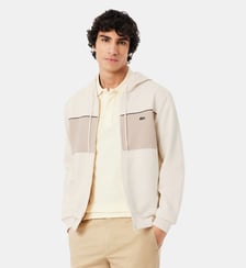 Sweatshirt à capuche zippé color-block Lacoste