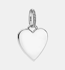Pendentif Étiquette Cœur Gravable Pandora