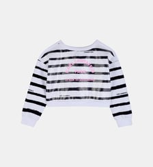 Sweat rayé Karl Lagerfeld Kids